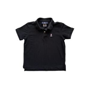 Psycho Bunny Black Polo Shirt Size 7/8